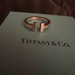 Tiffany T Square Ring - Silver